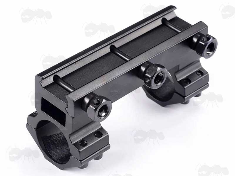 Base View of The High-Profile One Piece Heavy-Duty 25mm Scope Mount for Weaver / Picatinny Rails