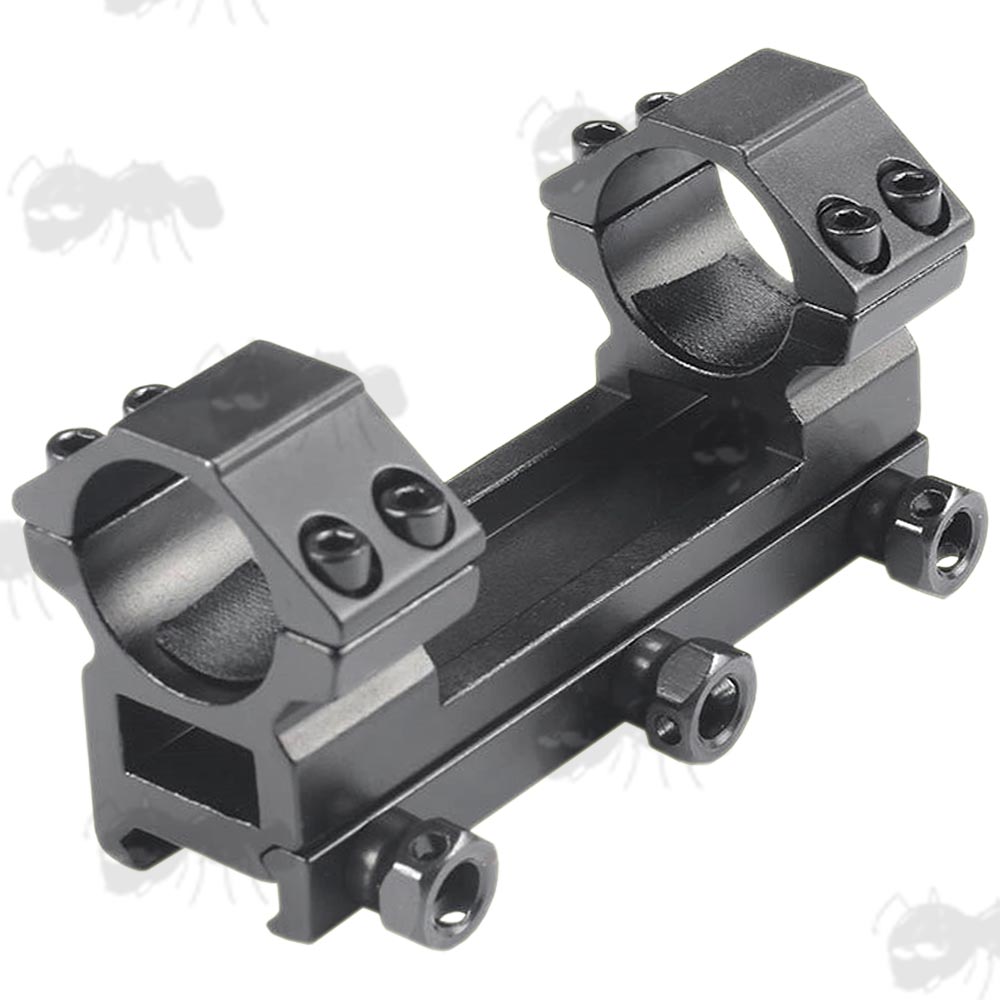 High-Profile One Piece Heavy-Duty 25mm Scope Mount for Weaver / Picatinny Rails