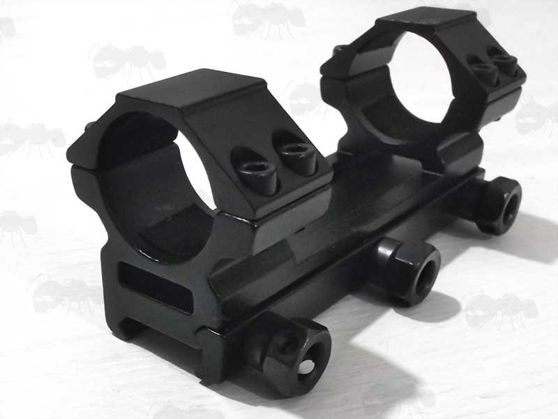Low-Profile One Piece Heavy-Duty 25mm Scope Mount for Weaver / Picatinny Rails