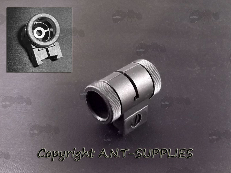 Air Arms S200 Front Diopter Target Sight Fitted to Rifle Muzzle