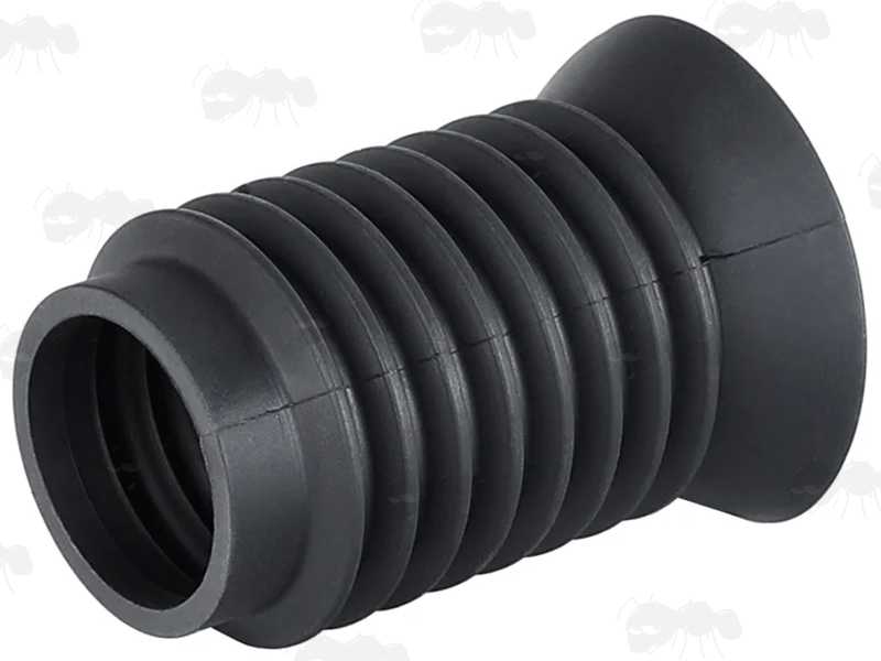 Pro-Flex Black Rubber Concertina Recoil Absorbing Rifle Scope Eyepiece with 34mm Fitting