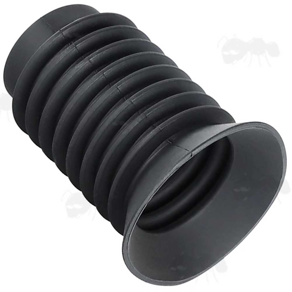 Pro-Flex Black Rubber Concertina Recoil Absorbing Rifle Scope Eyepiece with 34mm Fitting