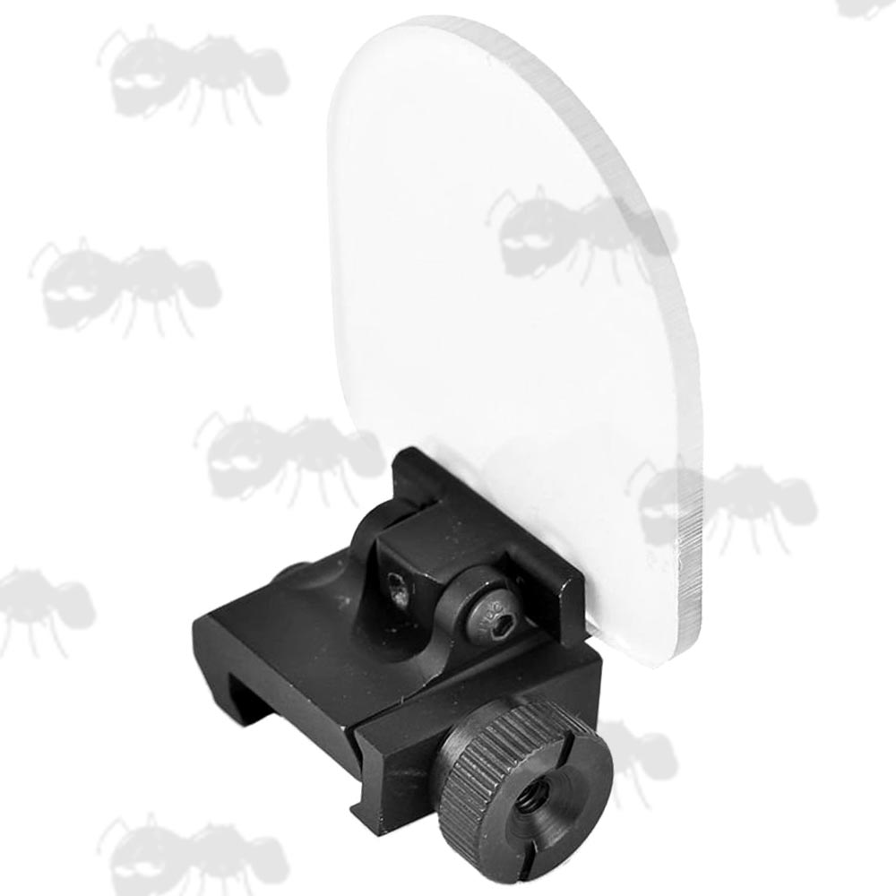 Rail Mount with Rounded Top Clear Screen Sight Lens Protector Shield