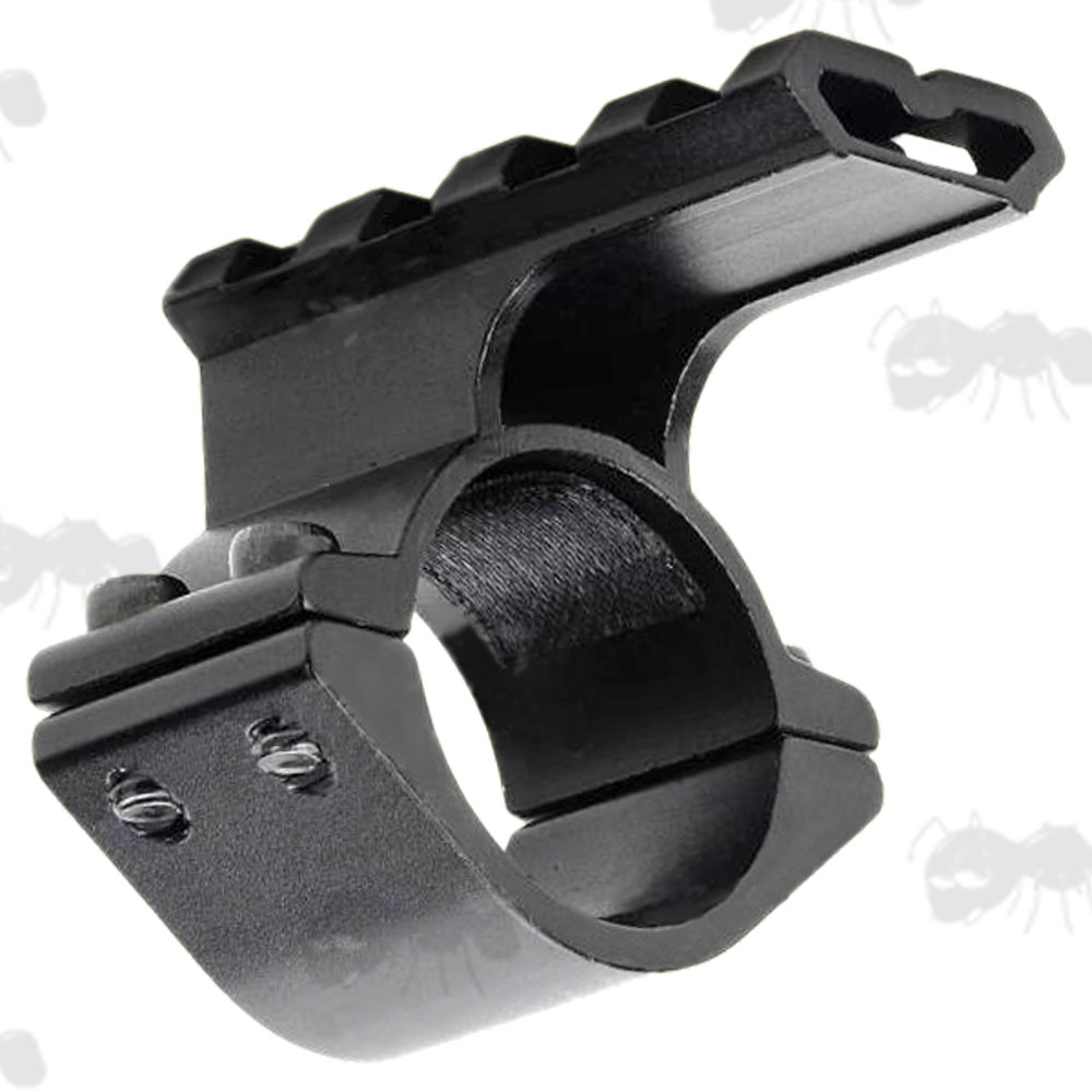 25mm Scope Tube Accessory Rail Ring Mount with See Through Channel