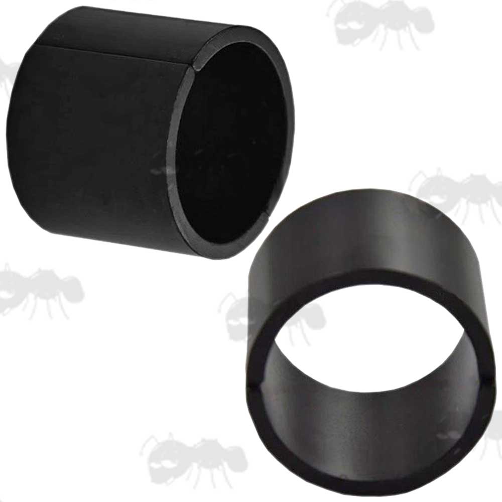 Black Metal 30mm to 1 Inch Scope Ring Size Adapter