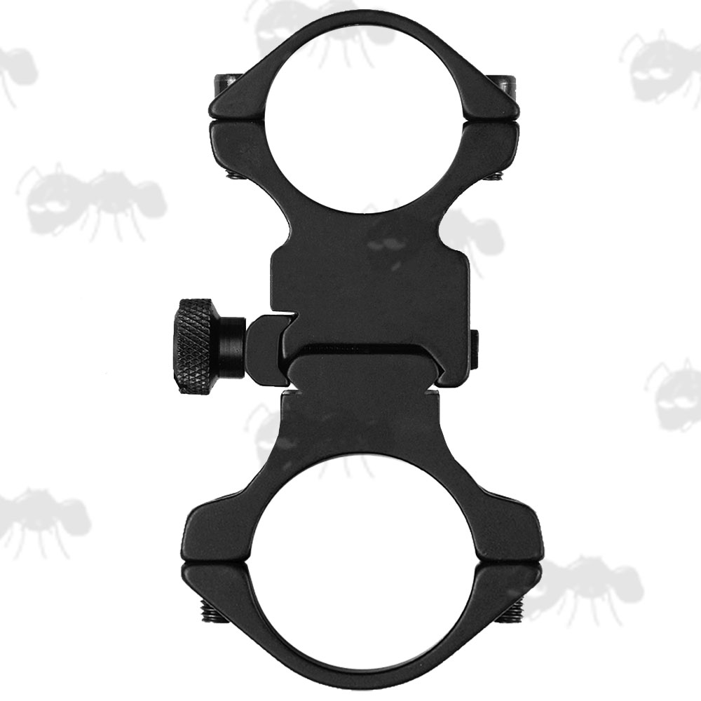 SportsMatch U.K. Torch to Scope Mount TM4 with a 25mm and a 30mm Ring