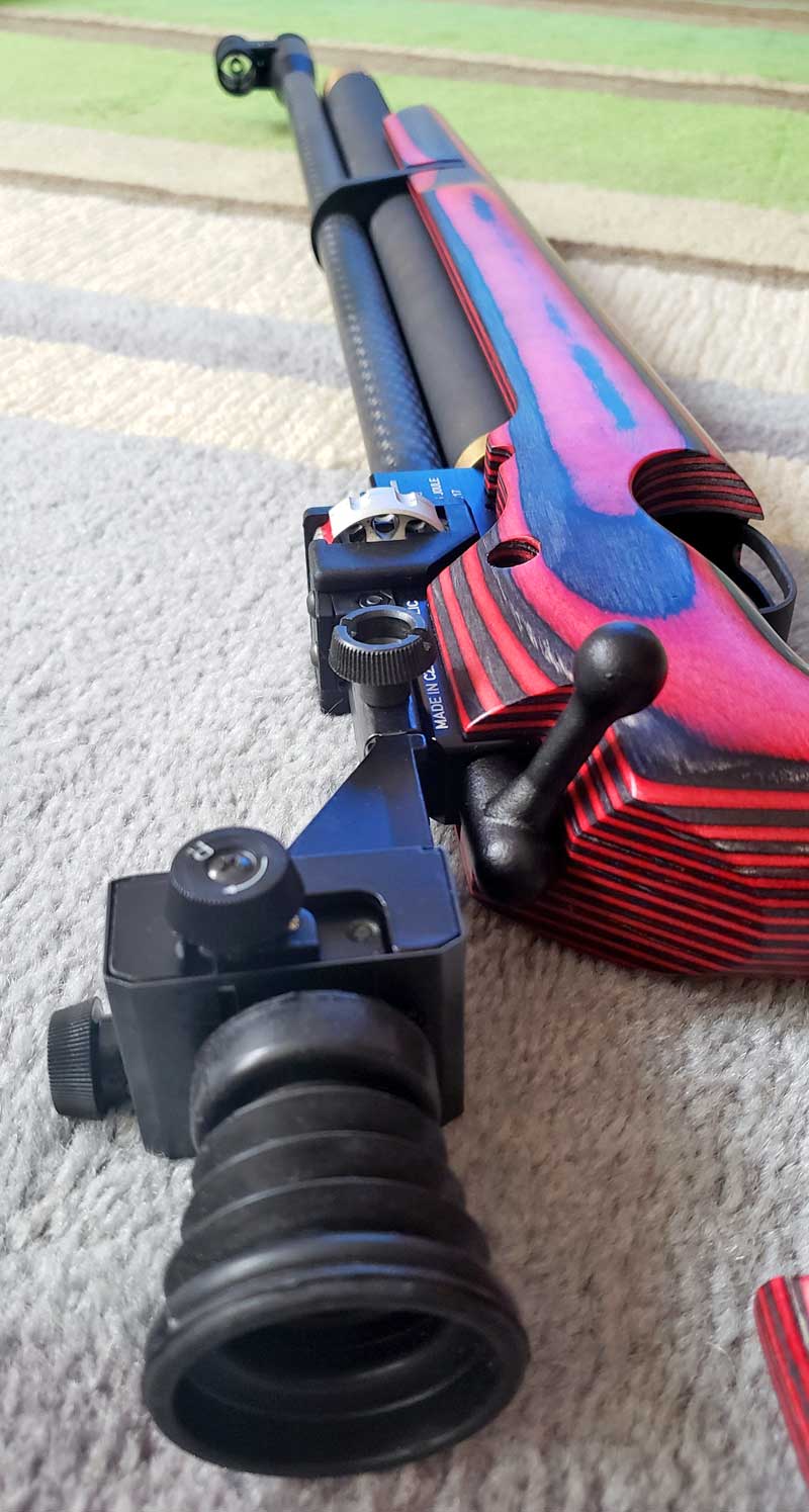 Air Arms Black Diopter Rear Sight Fitted to Rifle