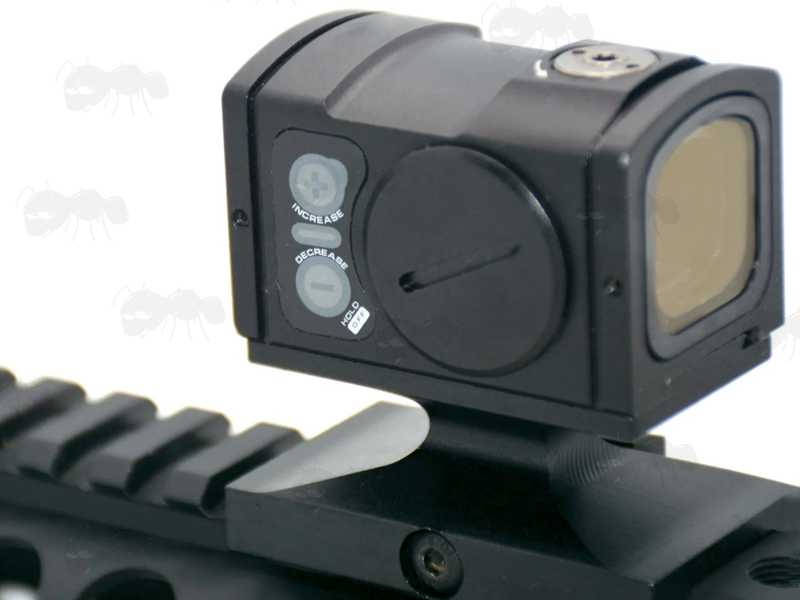 ACRO P2 Style Red Dot Sight with Weaver / Picatinny High Riser Rail Base Mount
