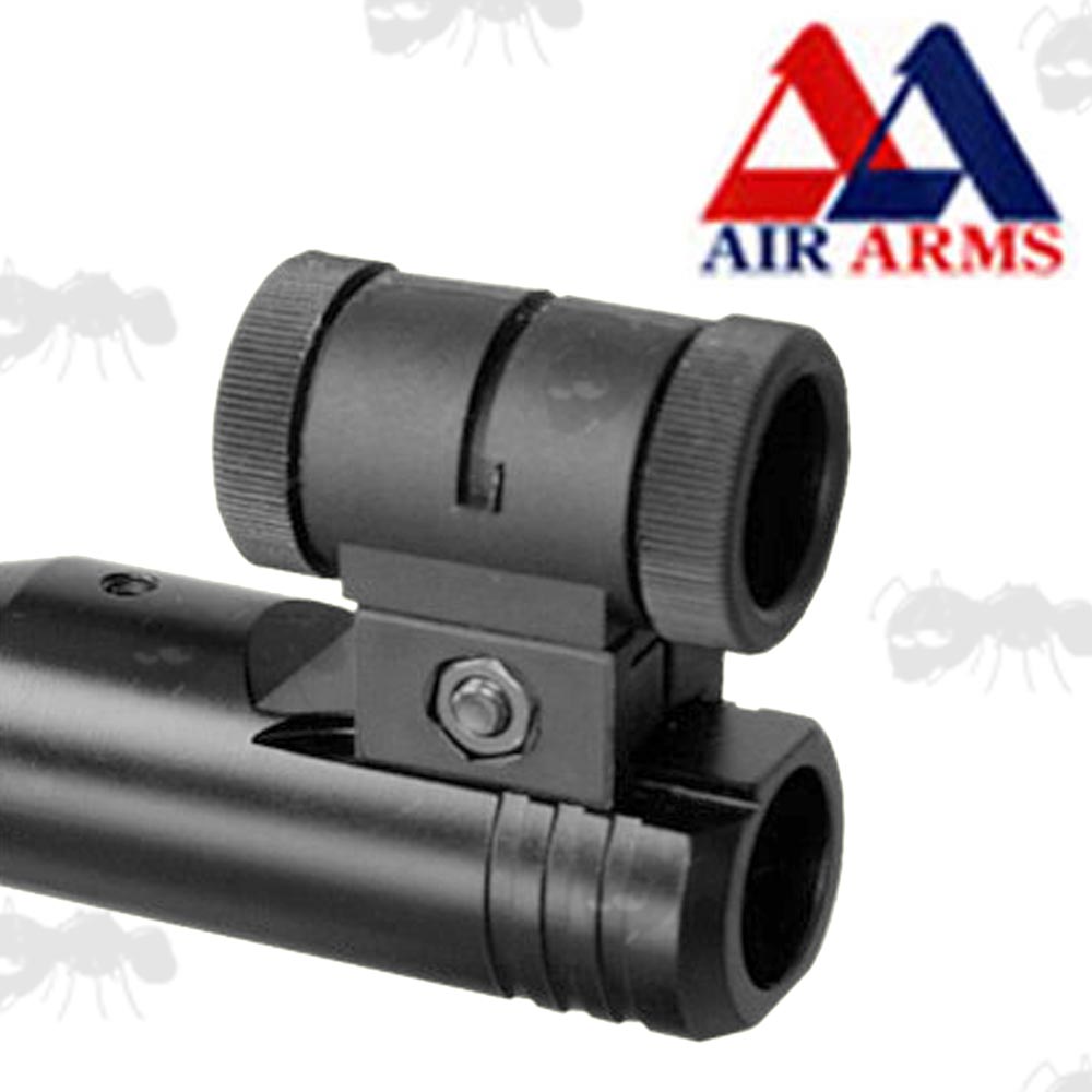 Air Arms S200 Front Diopter Target Sight Fitted to Rifle Muzzle