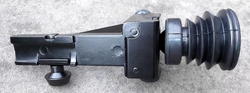 Base View Of The Air Arms Black Diopter Rear Sight
