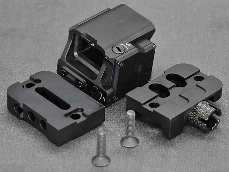AnTac Prism Red Dot Sight with Weaver / Picatinny Rail Height Extension Base