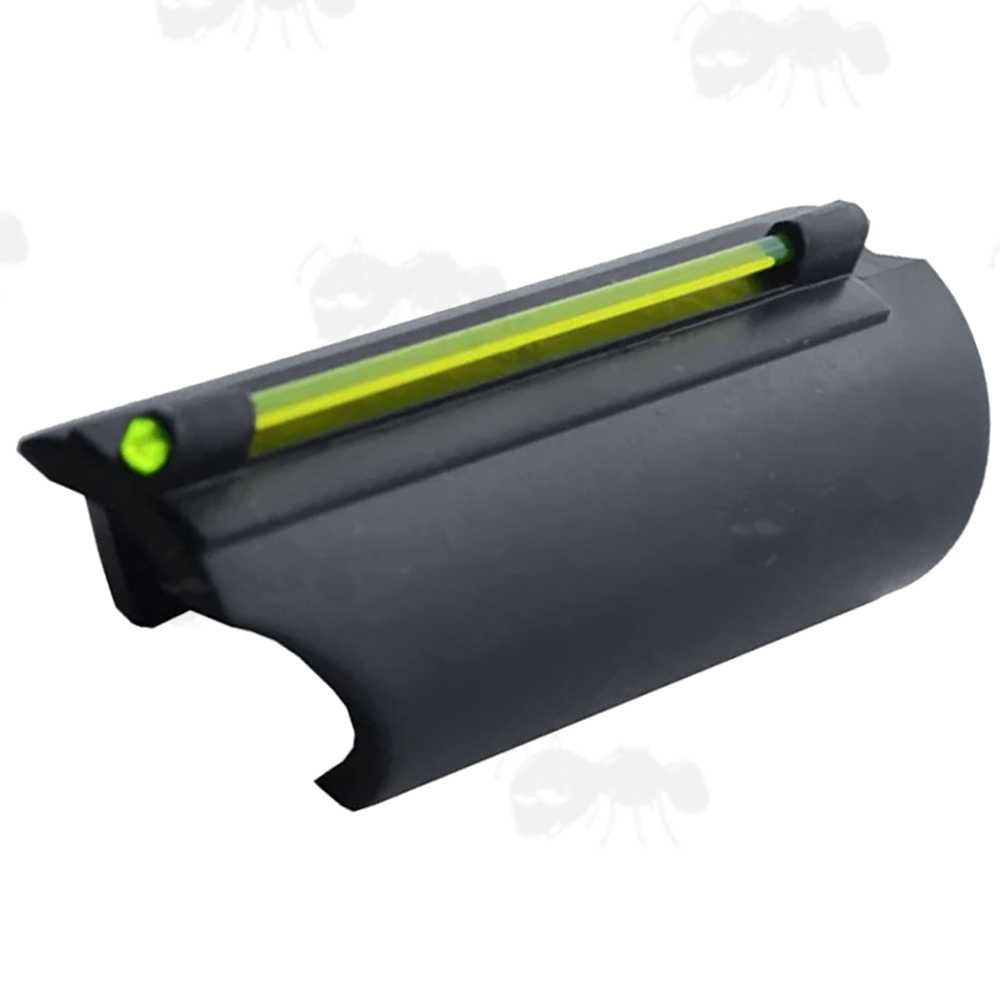 Plain Shotgun Barrel Fibre Optic Sight with Long Green Fiber
