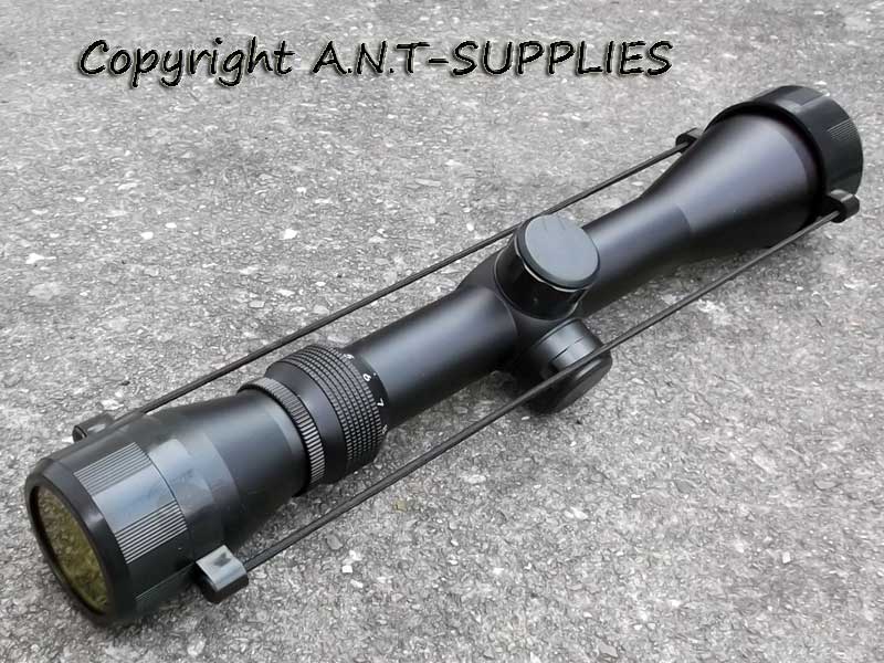 AnTac 3-9x40 Duplex Reticle Telescopic Scope with 25mm Diameter Tube with Bikini Style Lens Covers
