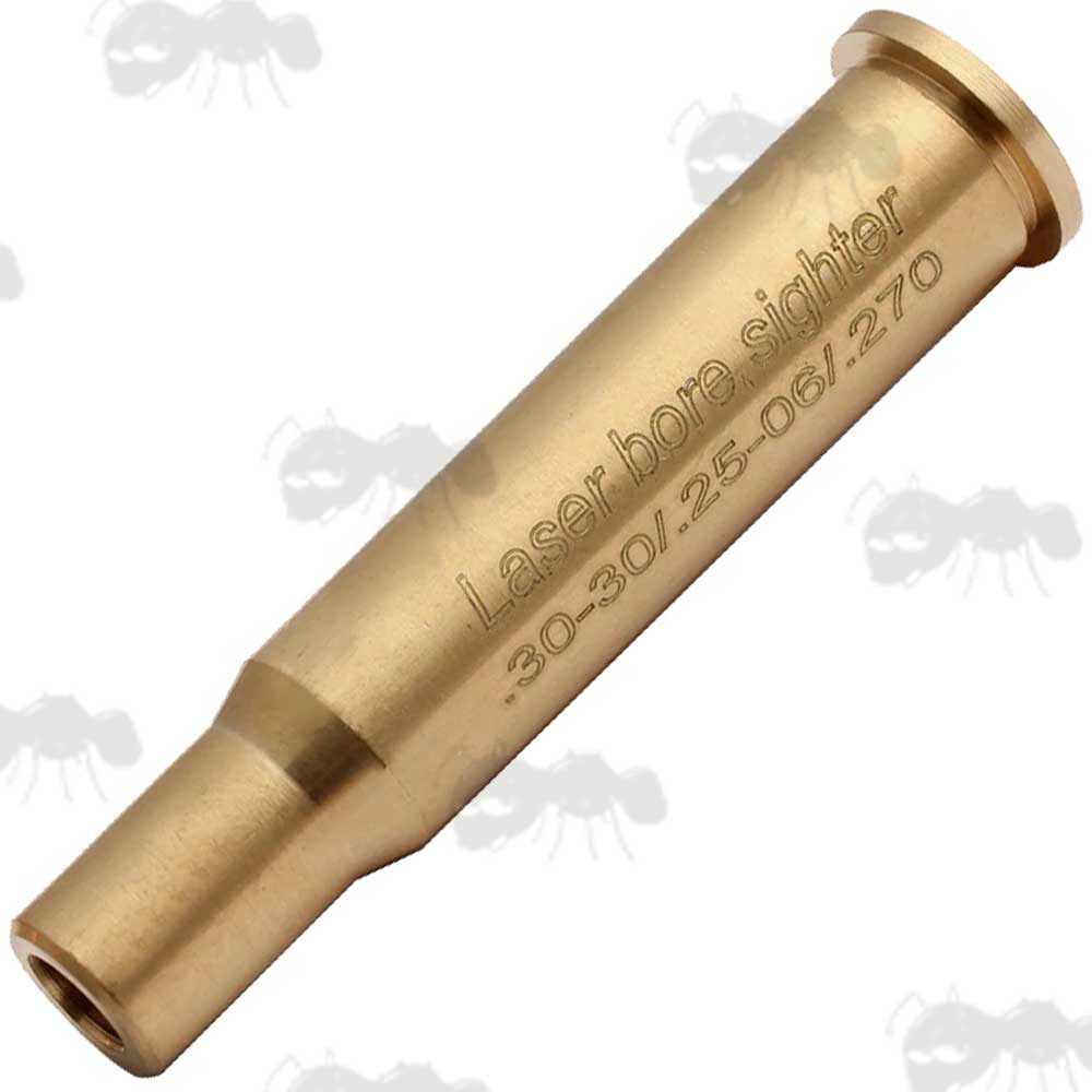 Brass .270 / .25-06 / .30-30 Winchester Calibre Rifle Cartridge Style Laser Bore Sighter