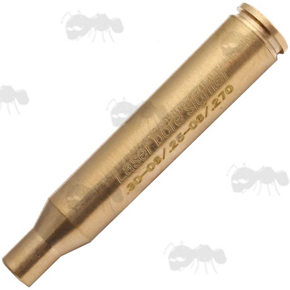 Brass 30-06 Calibre Rifle Cartridge Style Laser Bore Sighter