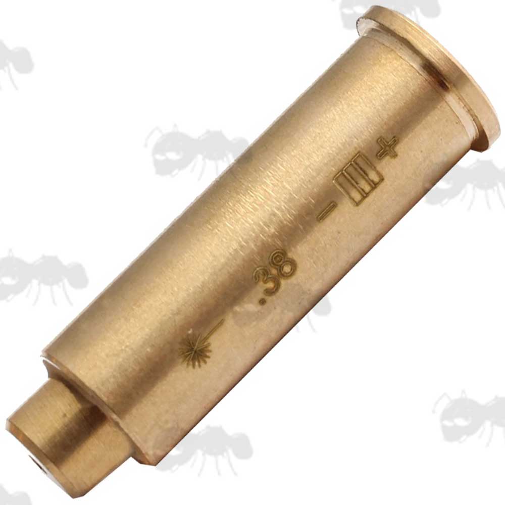 Brass .38 Calibre Rifle Cartridge Style Laser Bore Sighter