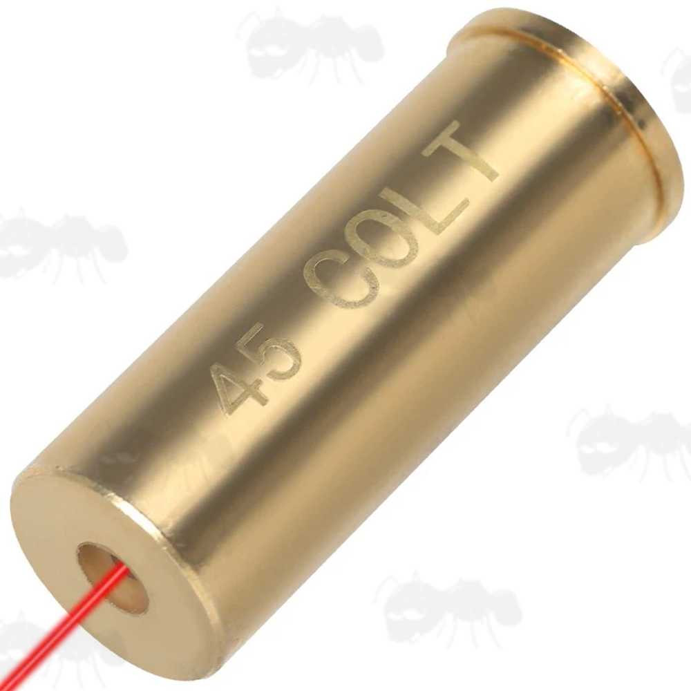Brass .45 Colt Cartridge Style Laser Bore Sighter for .410 Bore Shotguns