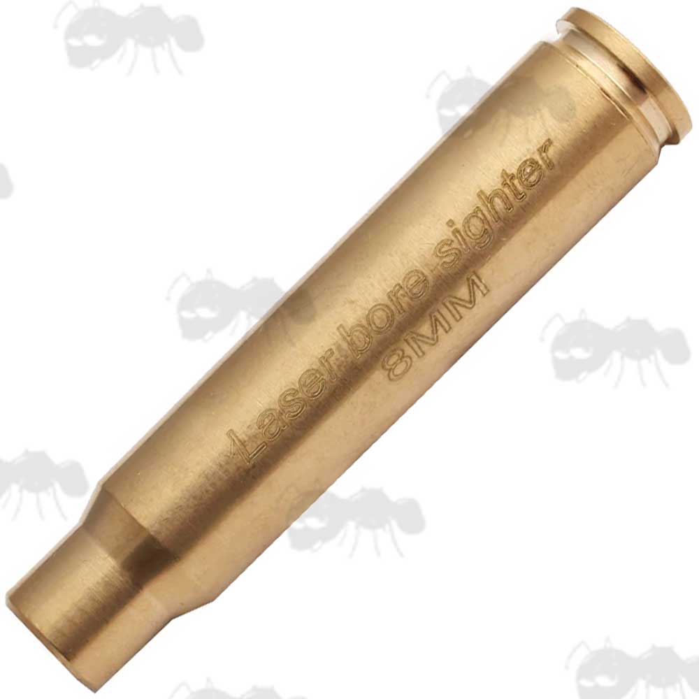 Brass 8mm Calibre Rifle Cartridge Style Laser Bore Sighter