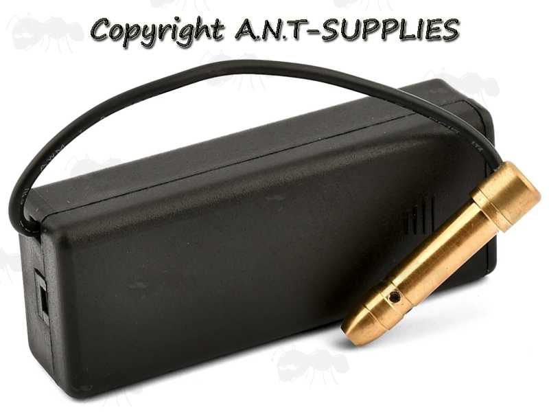 .22 Brass Laser Cartridge Chamber Fitting Laser Boresighter with Battery Box