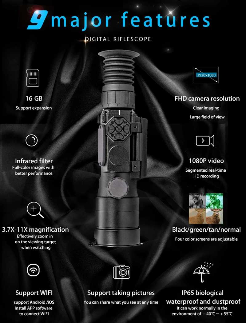Advert of The Main Nine Features of The Digital Night Vision Rifle Scope