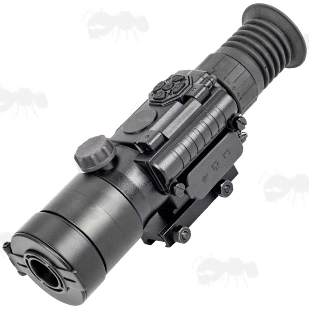 Digital Night Vision Rifle Scope, with Picatinny Rail Base Mount