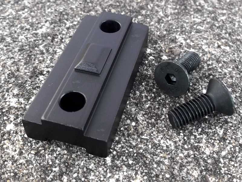 6.5mm Metal Shim Plate with Screws for The Flip To The Side Weaver / Picatinny Rail Fitting Dot Sight Magnifier with x3 Magnification