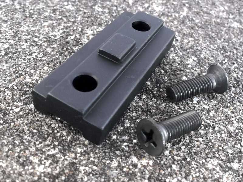 6.5mm Metal Shim Plate with Screws for The Flip To The Side Weaver / Picatinny Rail Fitting Dot Sight Magnifier with x3 Magnification