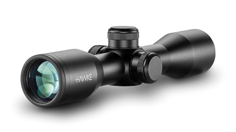 Ocular End View Of The Hawke Crossbow 3x32 Scope