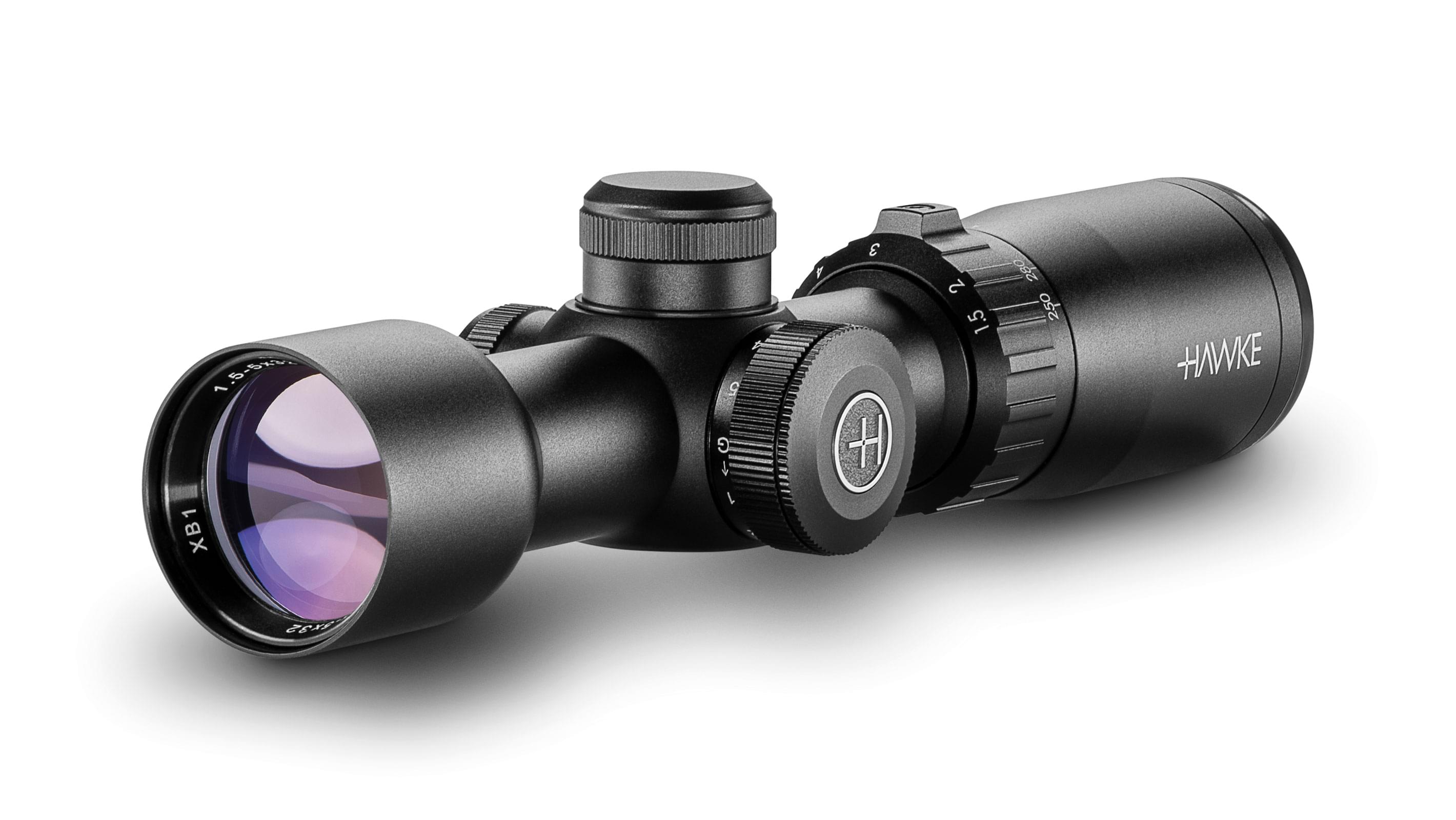Objective End View Of The Hawke XB1 1.5-5x32 SR Scope