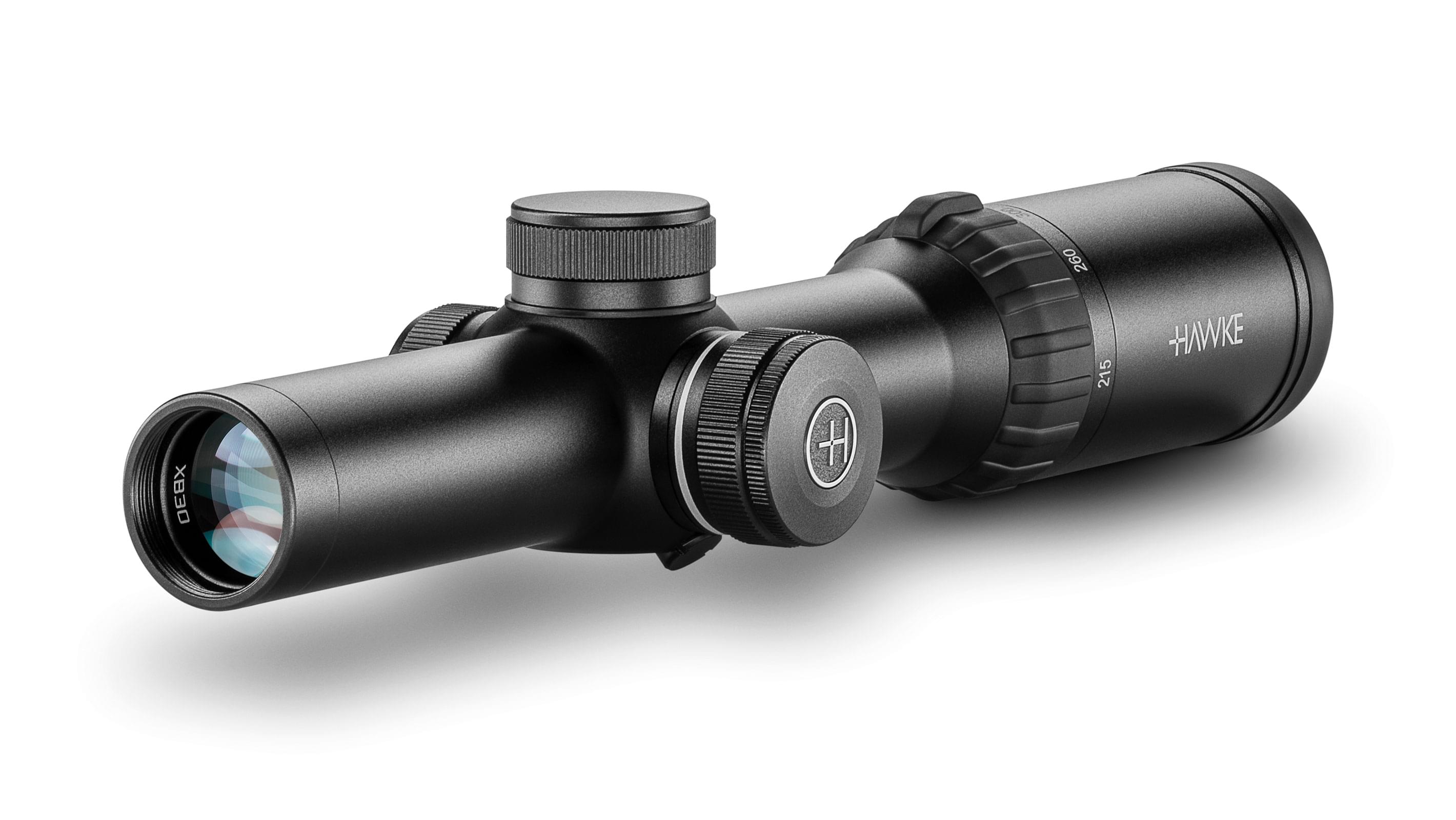 Objective End View Of The Hawke XB30 Pro 1-5x24 SR Scope