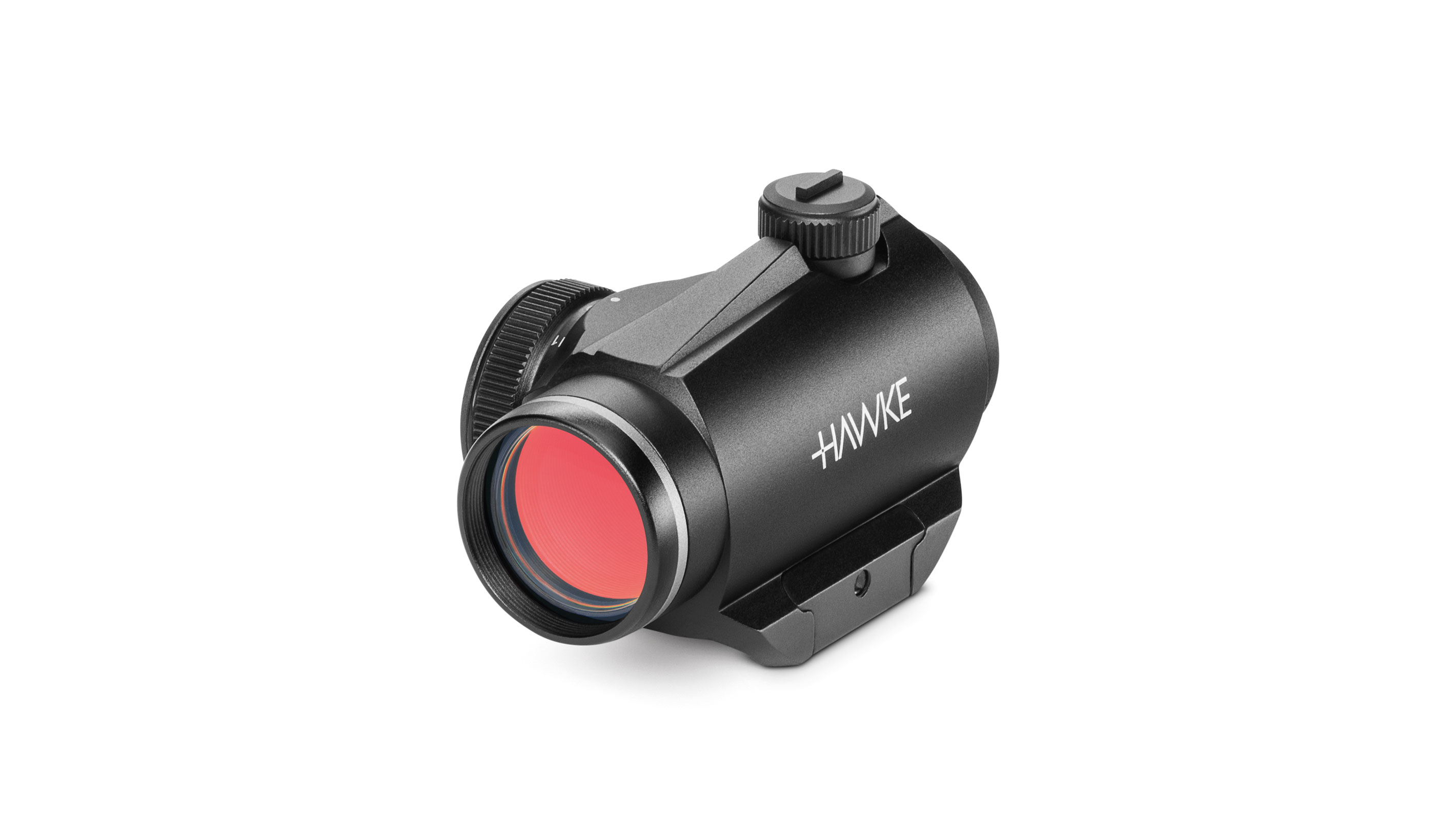 Objective End View of The Hawke Vantage Red Dot 1x20 With Integrated Weaver Mounts