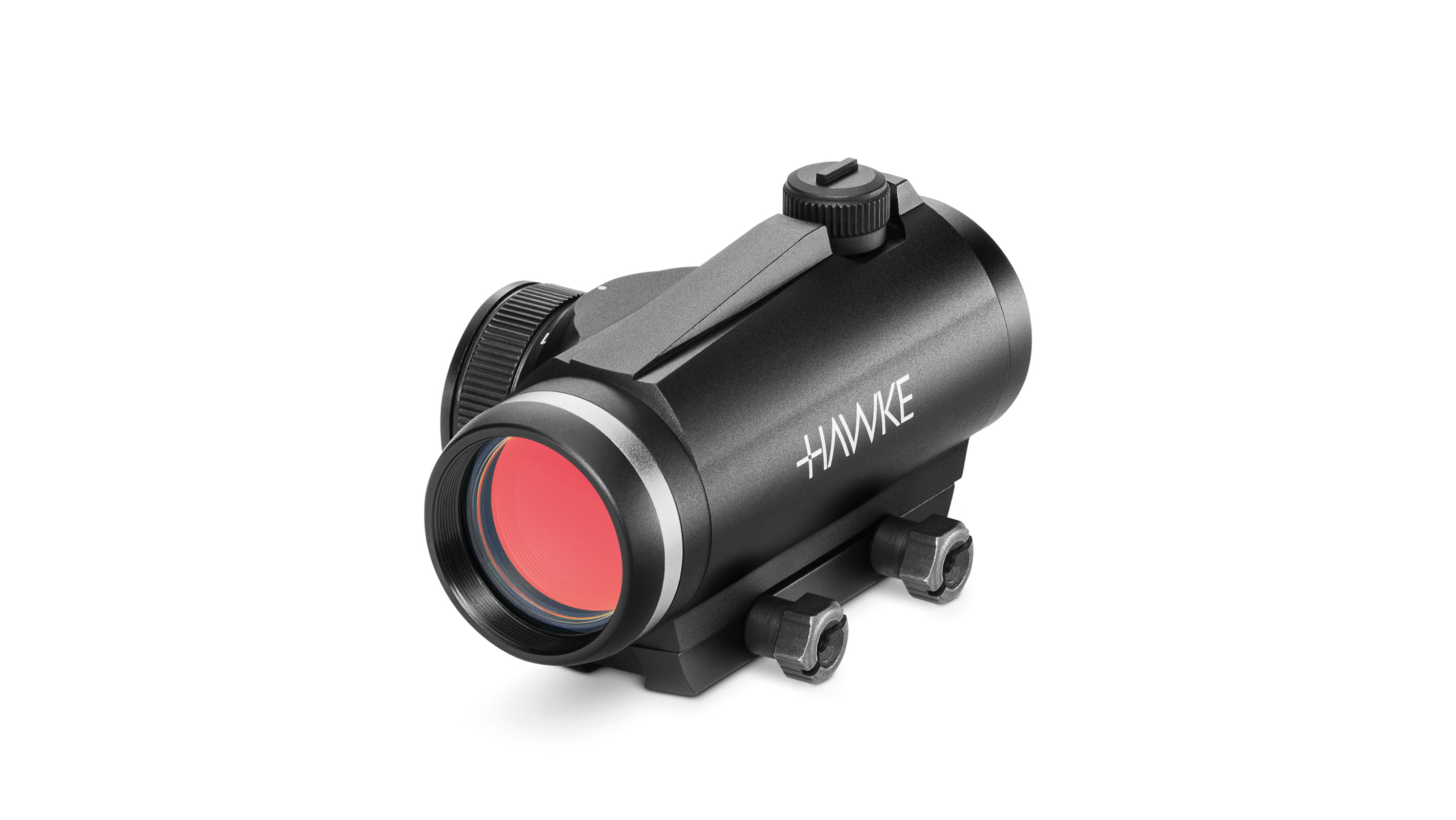 Objective End View of The Hawke Vantage Red Dot 1x25 With Integrated Dovetail Mounts
