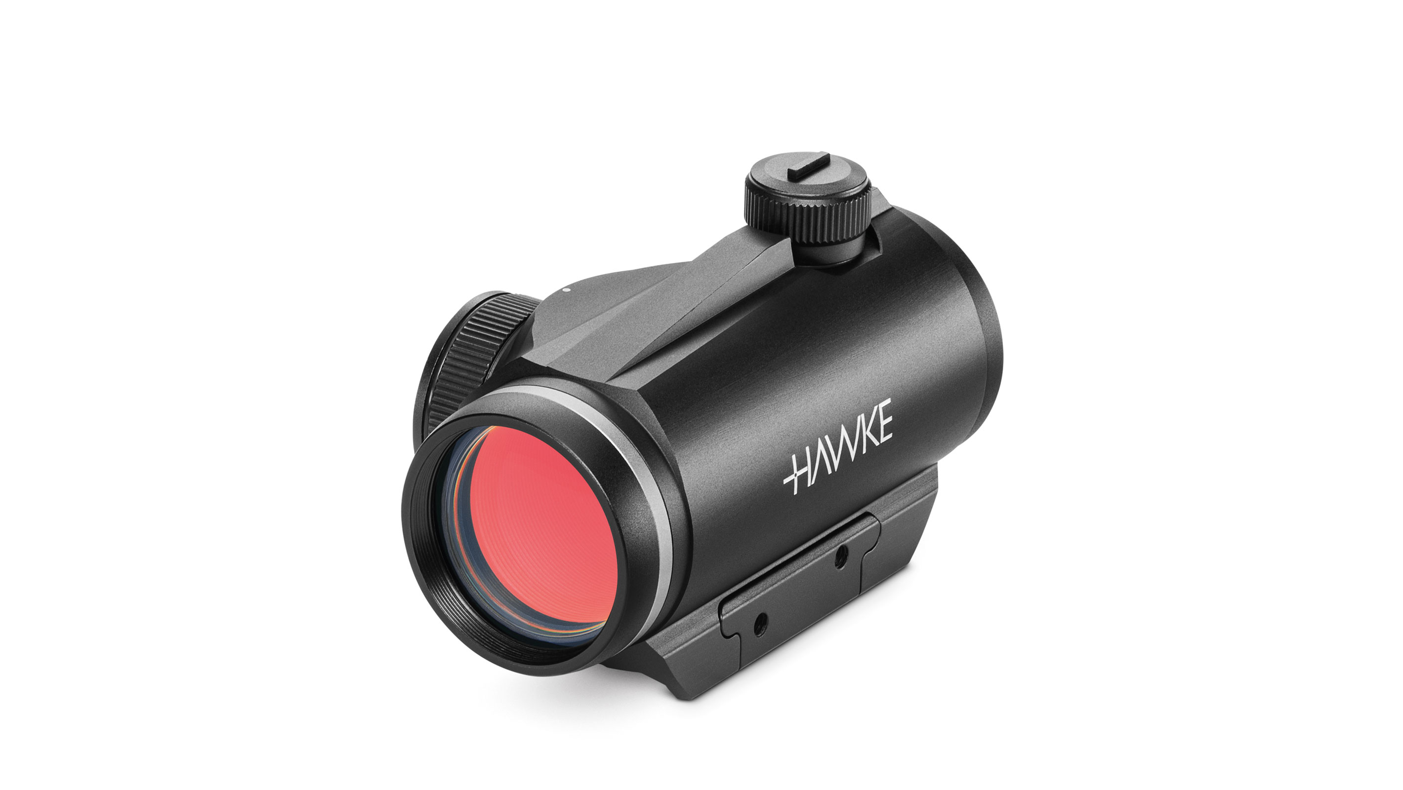 Objective End View of The Hawke Vantage Red Dot 1x30 With Integrated Weaver Mounts