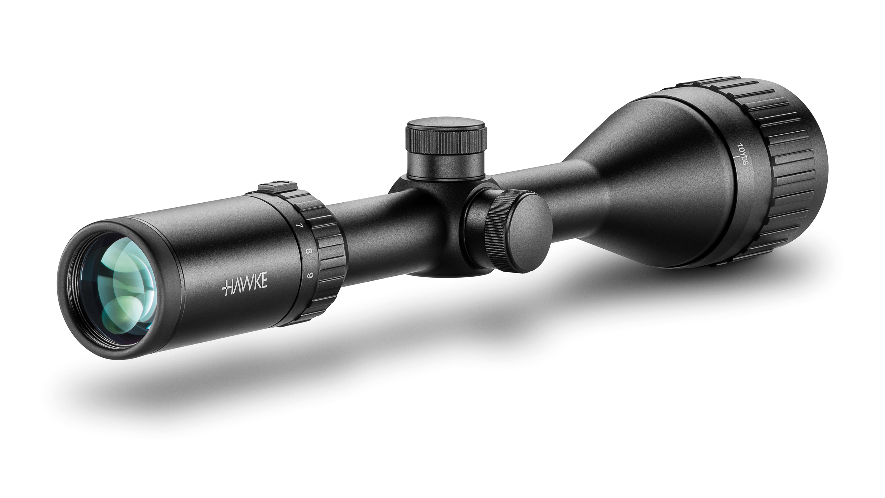 Ocular End View Of The Hawke Vantage 3-9x50 AO Mil Dot Rifle Scope