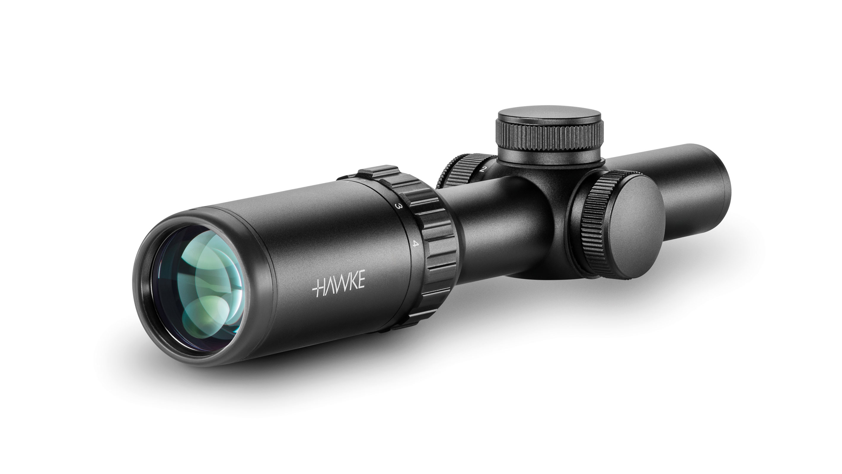 Ocular End View Of The Vantage IR 1-4x20 L4A FD Reticle Vantage IR 1-4x20 L4A FD Rifle Scope