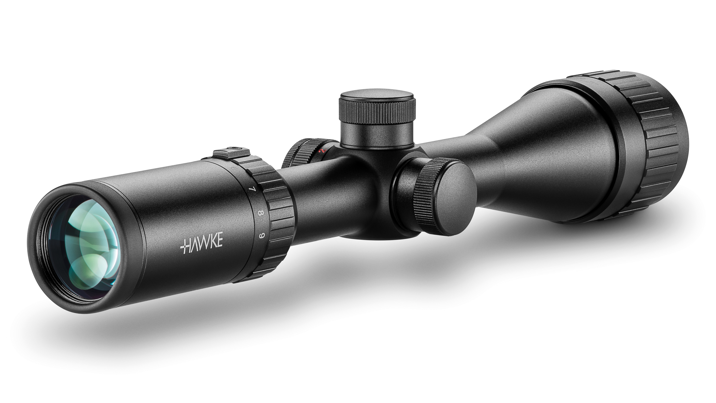 Ocular End View Of The Hawke Vantage IR 3-9x40 AO Mil Dot Rifle Scope