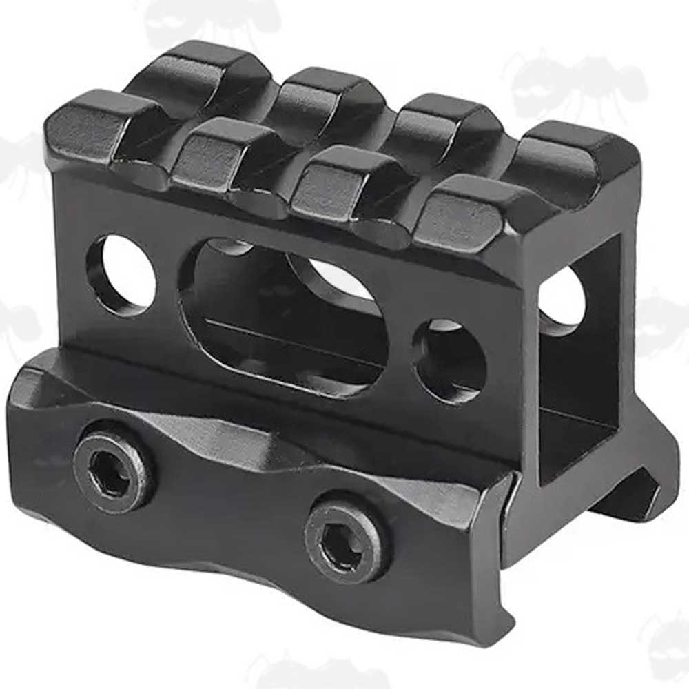 High Profile Weaver / Picatinny Riser Rail Mount for the AnTac Micro Red Dot Sight