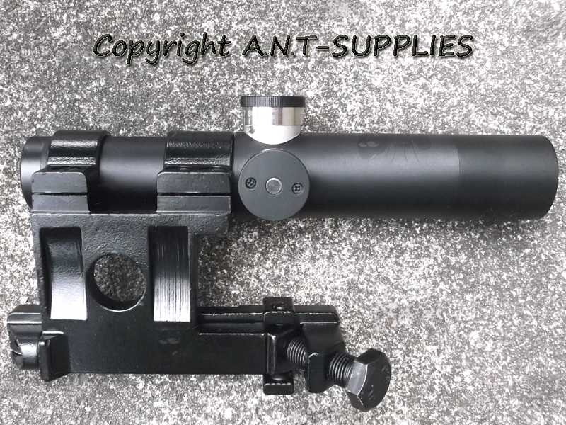 Side View of The Mount Fitted to The Mosin Nagant Short Rifle Scope