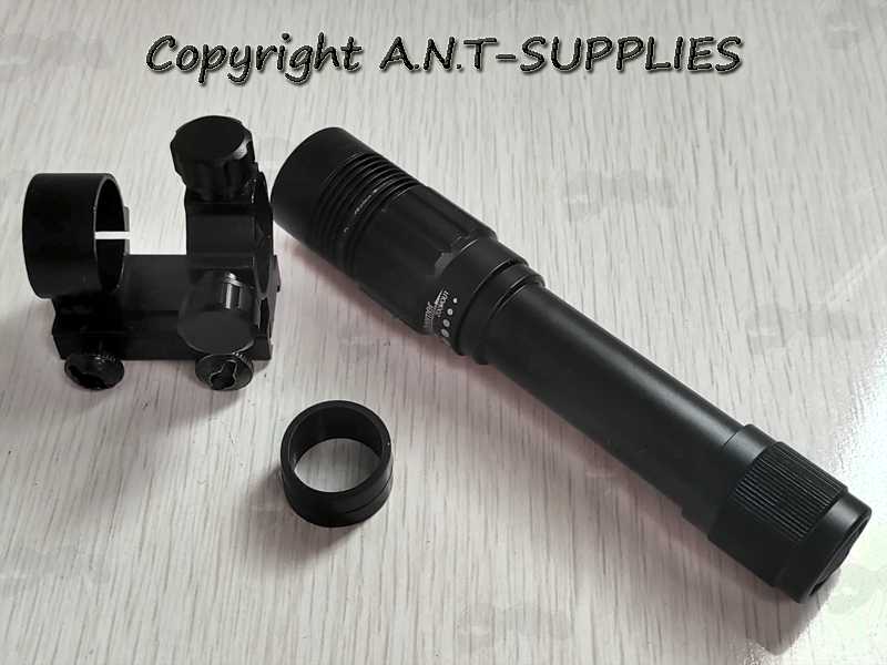 Adjustable Mount Green Laser Designator Sight, Shown Removed from Adjustable Elevation and Windage Mount