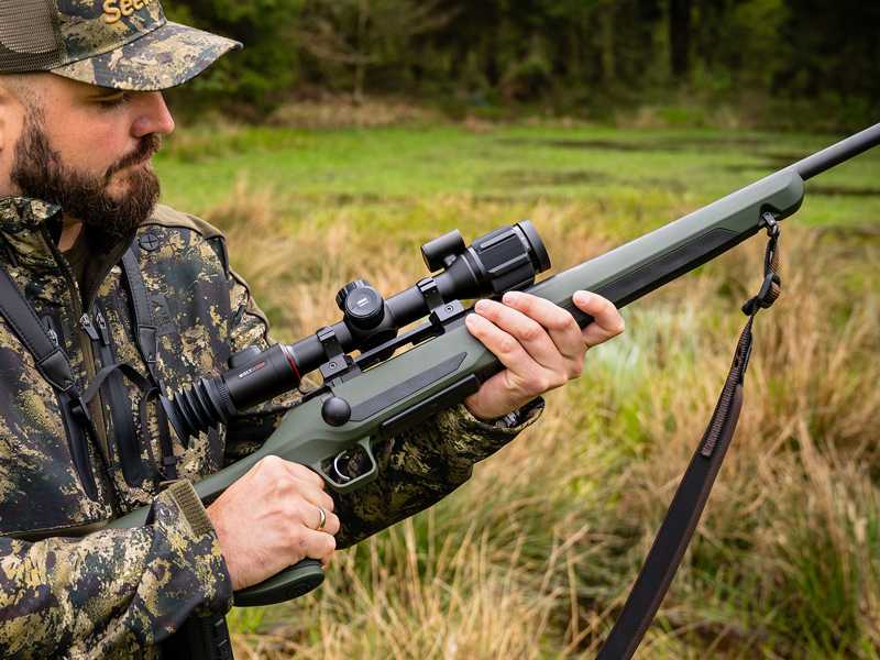 L35R Bolt Series Thermal Vision Rifle Scope from NocPix, Shown in Use