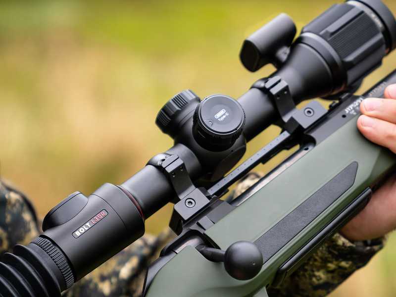 L35R Bolt Series Thermal Vision Rifle Scope from NocPix, Shown in Use