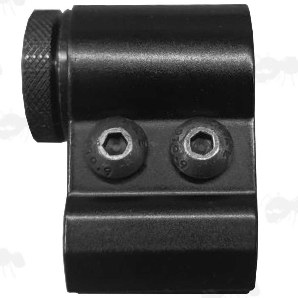 Front Diopter Sight for Bell Target Rifle Barrel Mounting with Width Adjustment