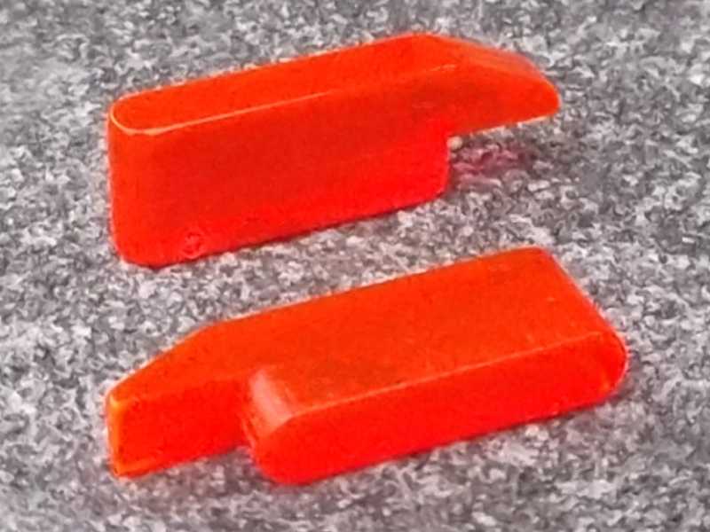 Red Coloured Perazzi Shotgun Front Blade Sights
