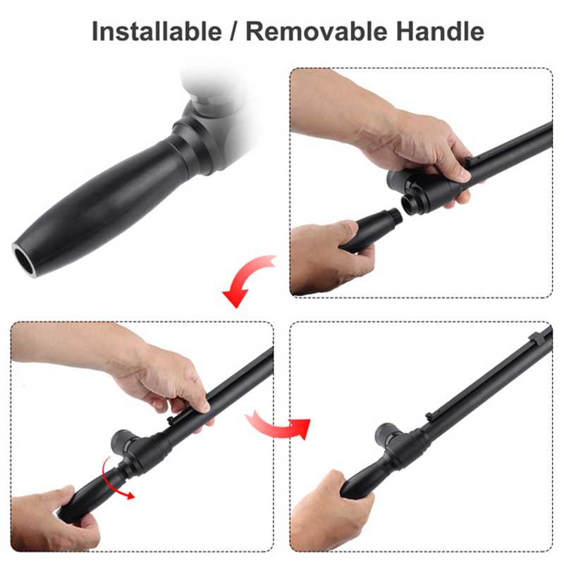 Handle Fitting Photo Guide for The Retractable 5x Magnification Periscope with 20mm Lens