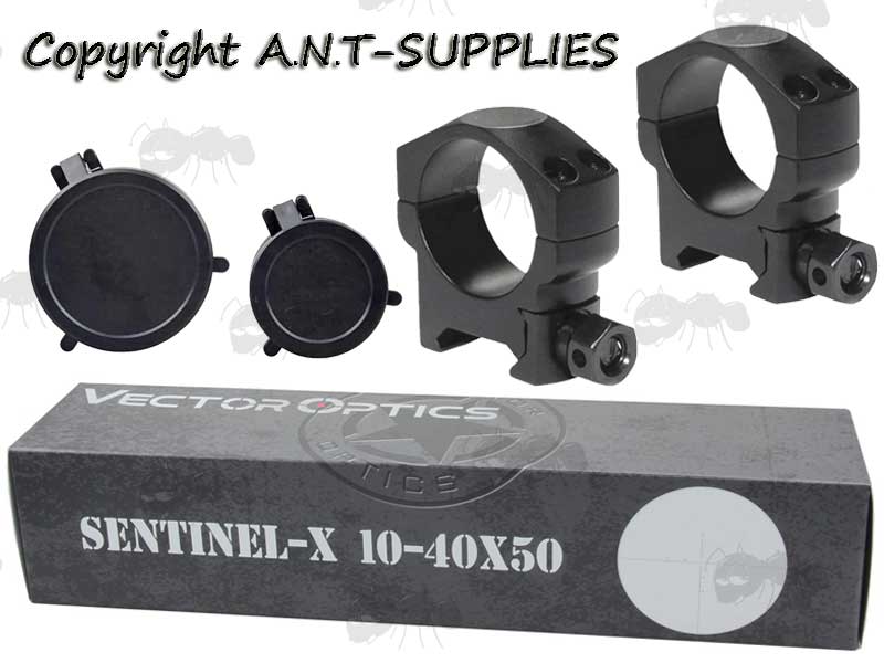Extras Included with The Vector Optics 10-40x50 Sentinel-X Center Dot Rifle Scope