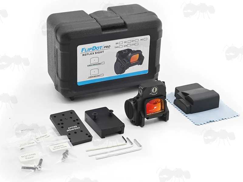 Black VISM Nano Reflex FlipDot Sight Kit