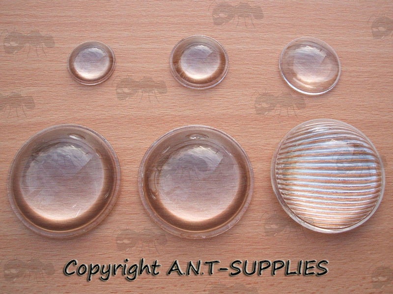 Selection of Glass Aspherical Torch Lenses