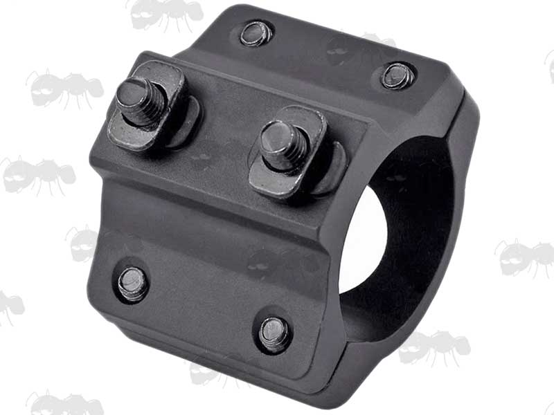 Fittings View of The Tactical Torch / Laser Ring Mount for M-Lok Rifle Rail Platforms