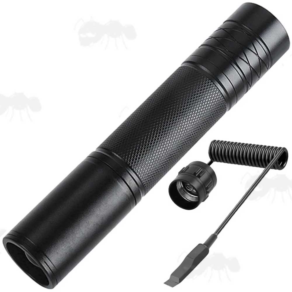 Slimline IR LED Torch Illuminator with Remote Pressure Pad Tailcap
